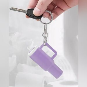 Mini Tumbler Keychain Bag Charm With Hidden Storage